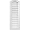 Ekena Millwork Arch Top Surface Mount PVC Gable Vent: Functional, w/ 2"W x 1-1/2"P Brickmould Frame, 12"W x 36"H GVPAR12X3602SF - alternate 1